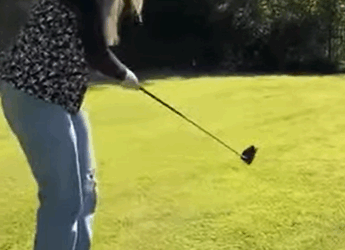 Golf ball vs. EGG prankvideo golfing part2