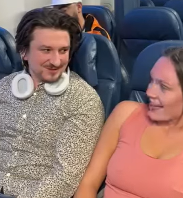 Fake PIERCING prank on an AIRPLANE part2