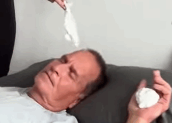 Grandpa Shaving Cream Wakeup funny part2