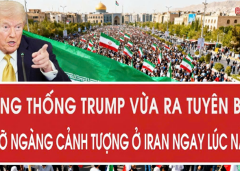 Tổng thống Trump vừa ra tuyên bố, ngỡ ngàng cảnh tượng ở Iran ngay lúc này