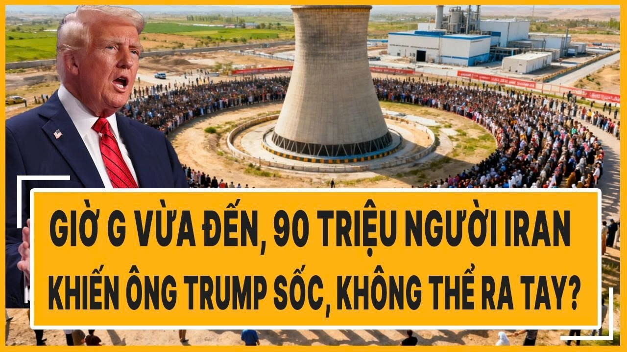Quốc tế hôm nay 8/4: Giờ G vừa đến, 90 triệu người Iran khiến ông Trump sốc, không thể ra tay?