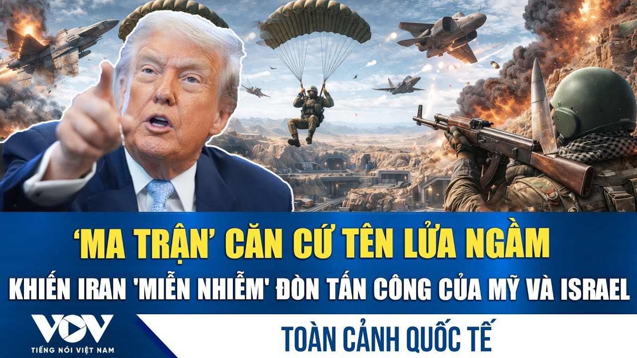 Toàn cảnh quốc tế sáng 8/4: ‘Ma trận’ căn cứ tên lửa ngầm của Iran khiến Mỹ và Israel khó tứ bề