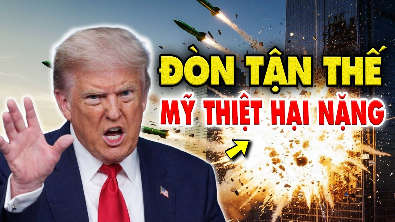 Thời sự 8/4 : Đòn tận thế của IRAN làm MỸ thiệt hại nặng nề, ông TRUMP ra tuyên bố khẩn !