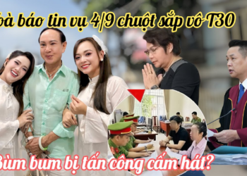 Hồng Loan Sốc C3 Báo Viết Bài Bùm Bum Bị Cấm Diễn, Chuột Sắp Nhận Lệnh Vô T30 Vì Chủ Mưu Vụ 4/9