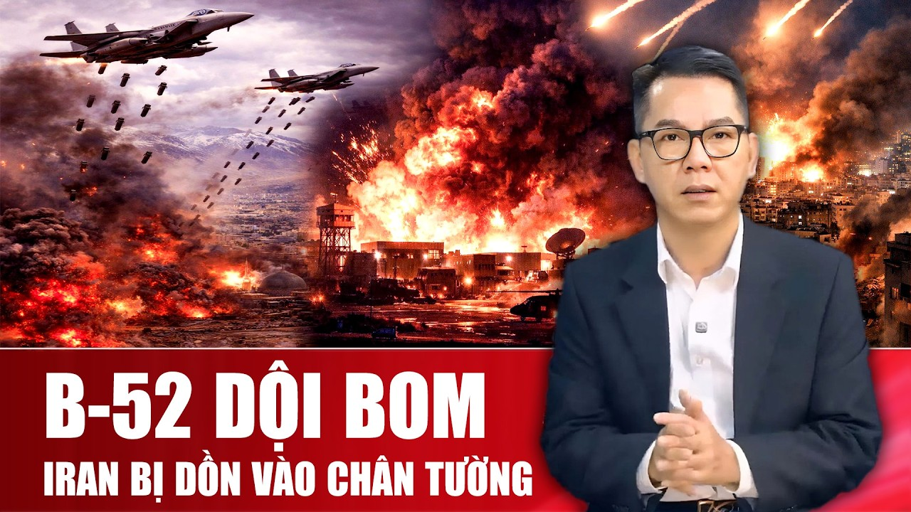 CÚ SỐC F-15 ĐẾN B-52 DỘI BOM: Mỹ chuyển sang “đòn hủy diệt”, Iran có trụ nổi?