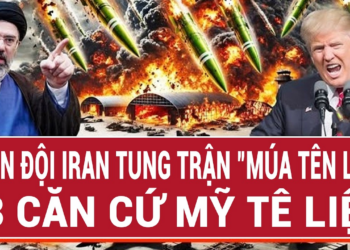 Quân đội Iran tung trận “múa tên lửa”; 13 căn cứ Mỹ tê liệt