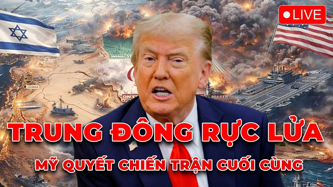 🔴TRỰC TIẾP: Tàu chiến Mỹ rầm rập trở lại, Iran nóng lên từng giờ