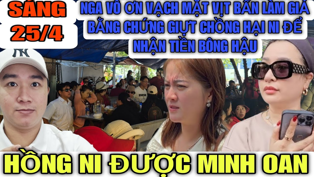 Nga Vô Ơn Vạch Mặt Vịt Bẩn Giả Bằng Chứng Giựt Chồng Hại Hồng Ni Để Lấy Tiền Bông Hậu