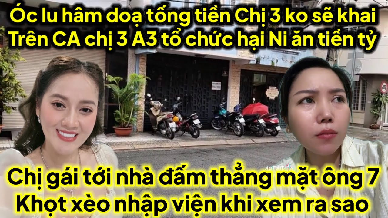 Óc pu hâm doạ tống tiền chị 3 ko đưa nó khai trên CA C3 A3 tổ chức lừa tiền tỷ Ni cho ở tù hết cả 2
