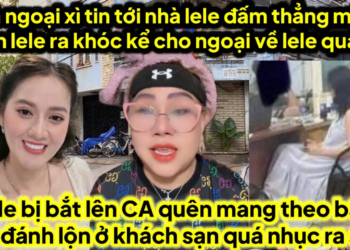 Bà ngoại tới tát thẳng lele người làm lele kể ngoại nge nó ác lắm ngoại bị bắt lên CA quên bầu giả