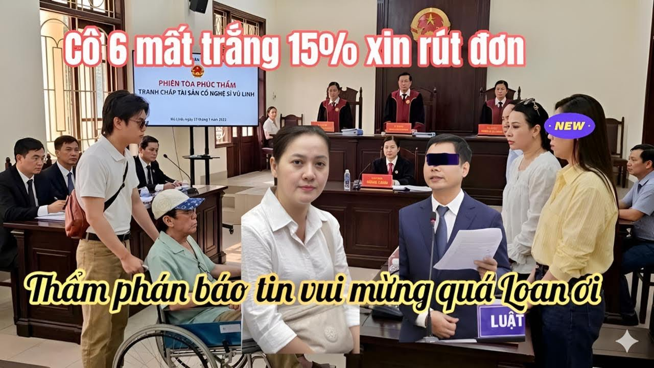 Cô 6 Khóc Ngất Thẩm Phán Bác Bỏ Giám Định Chữ Ký CNS, Hồng Loan Nắm Lợi Thế Thắng Kiện 99%