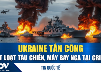 Ukraine tấn công một loạt tàu chiến, máy bay Nga tại Crimea