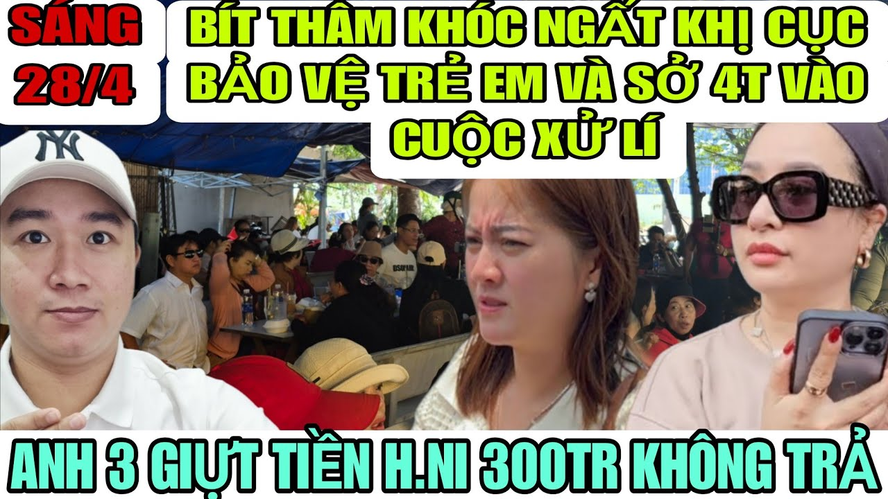 Bít Thâm Khóc Ngất Khi Cục Bảo Vệ Trẻ Em Và Sở 4T Vào Cuộc Xử Lí Kẻ Xúc Phạm Trẻ Em