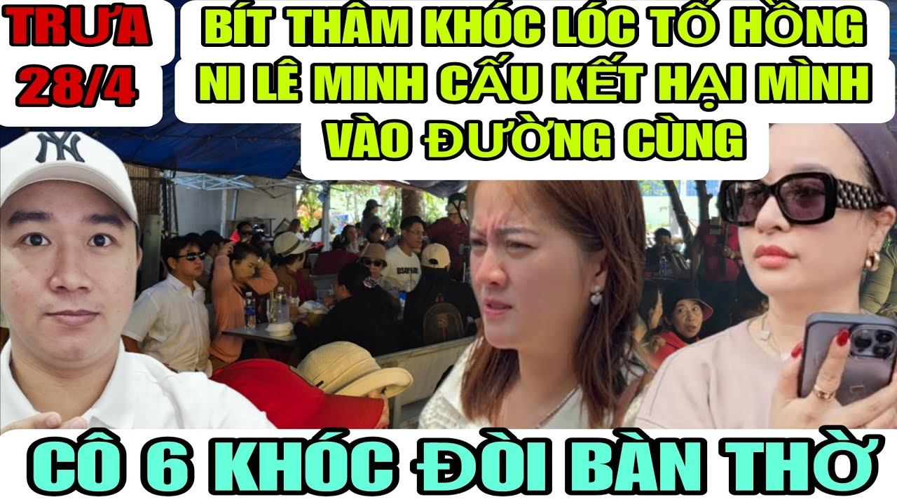 Bít Thâm Khóc Lóc Ăn Vạ Xin Tiền MTQ Tố Lê Minh Hồng Ni Tấn Công Gây Thiệt Hại Tiền Tỉ
