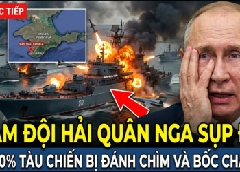🔴TRỰC TIẾP NÓNG: HẠM ĐỘI HẢI QUÂN NGA SỤP ĐỔ: 30% Tàu Chiến Bị Đánh Chìm Và Bốc Cháy – Putin Cay