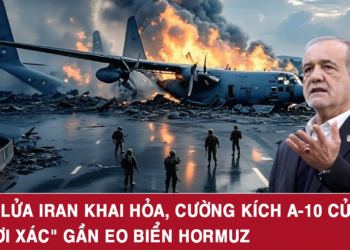 Tên lửa Iran khai hỏa, cường kích A-10 của Mỹ “phơi xác” gần eo biển Hormuz