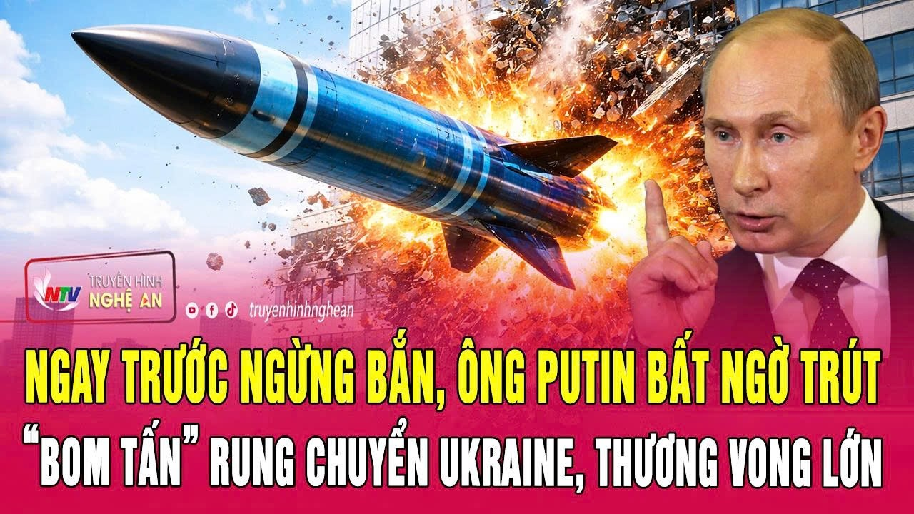 Ngay trước ngừng bắn, ông Putin bất ngờ trút “bom tấn” rung chuyển Ukraine, thương vong lớn