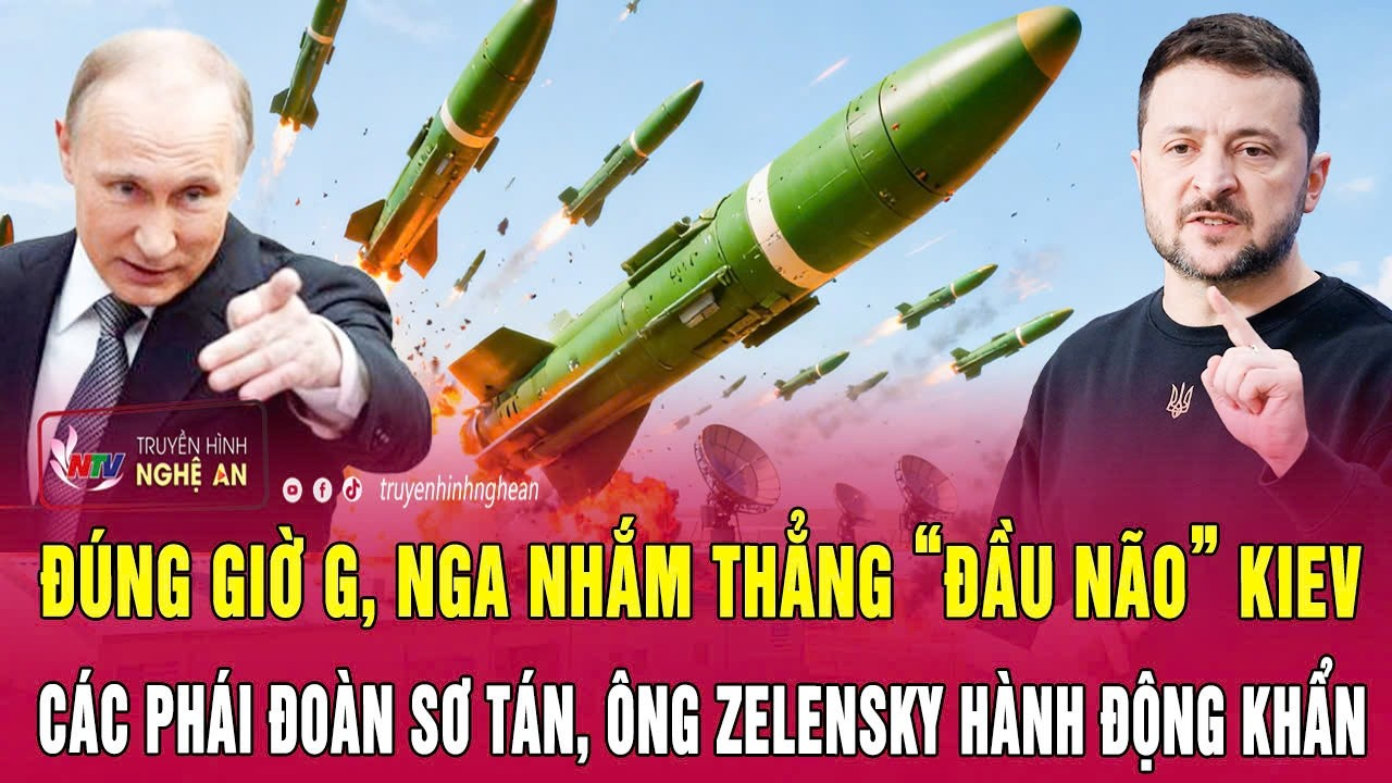 Đúng giờ G, Nga nhắm thẳng “đầu não” Kiev, các phái đoàn sơ tán, ông Zelensky hành động khẩn
