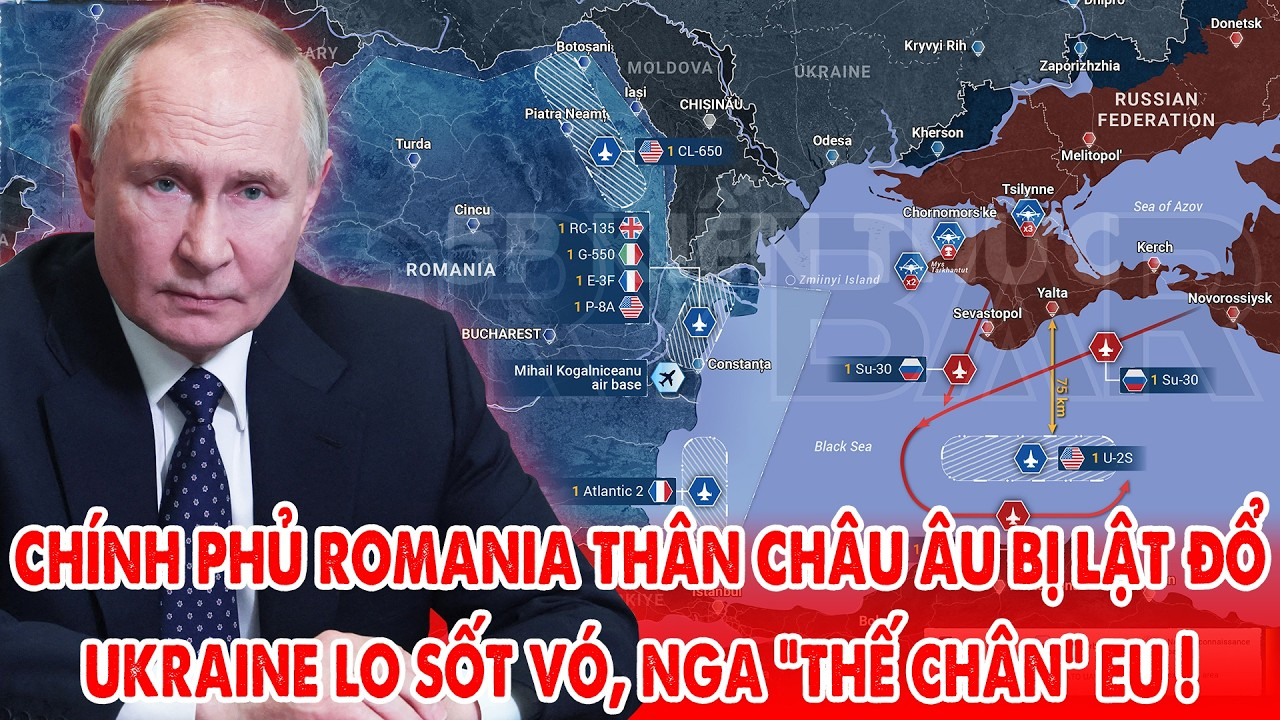 Chính phủ Romania thân châu Âu bị lật đổ, Ukraine lo sốt vó, Nga thế chân EU !