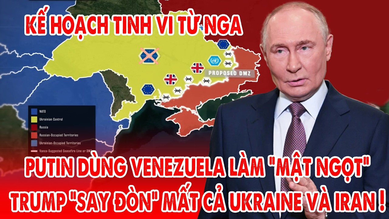 Nghệ thuật chiến tranh của Putin, Trump rơi bẫy hoàn hảo của Nga !