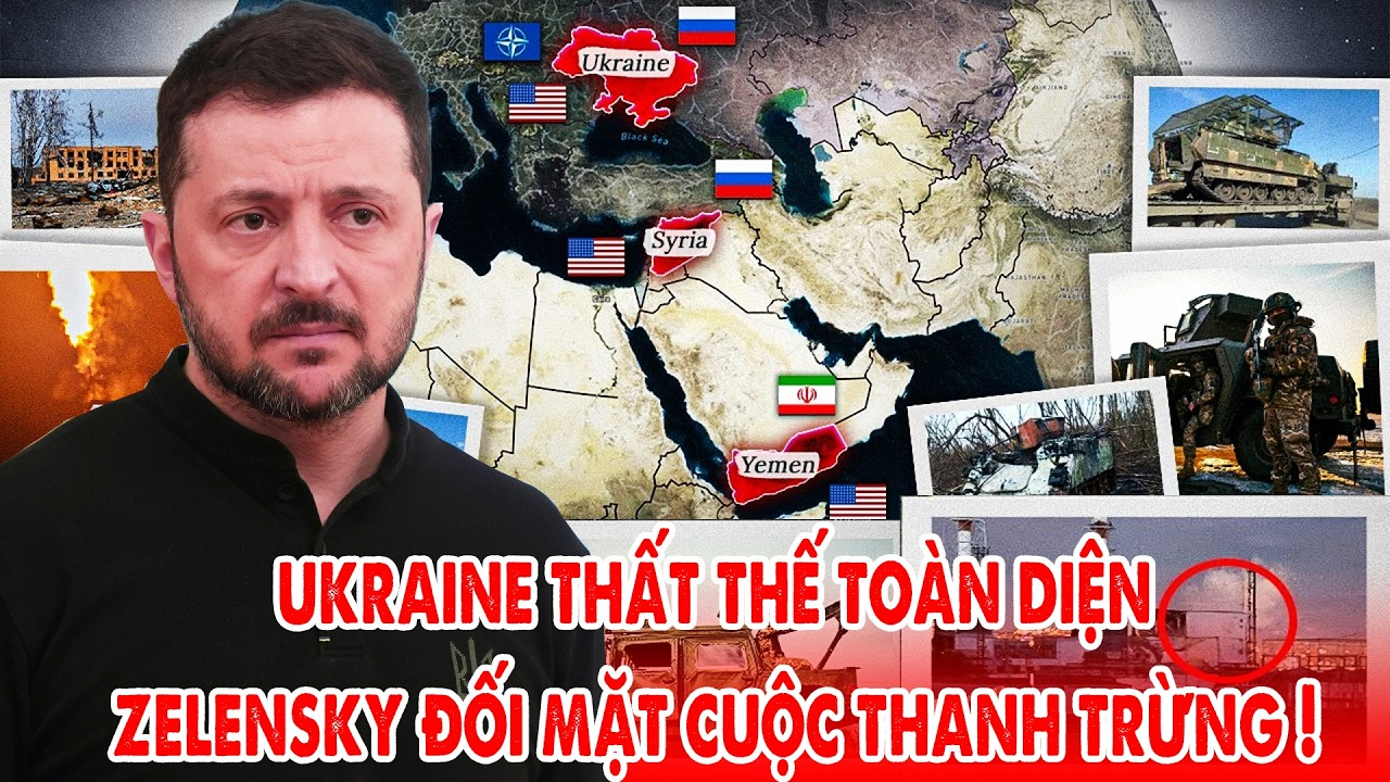 Ukraine thất thế toàn diện, Zelensky đối mặt cuộc thanh trừng của phương Tây !