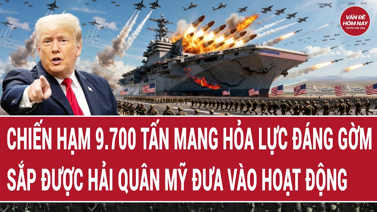 Chiến hạm 9.700 tấn mang hỏa lực đáng gờm sắp được Hải quân Mỹ đưa vào hoạt động