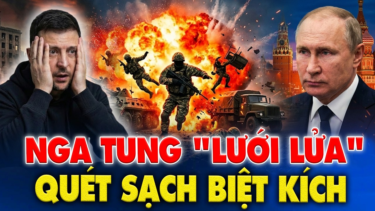 Putin tung đòn sấm sét quét sạch biệt kích Kiev, phá tan kế hoạch của Ukraine!
