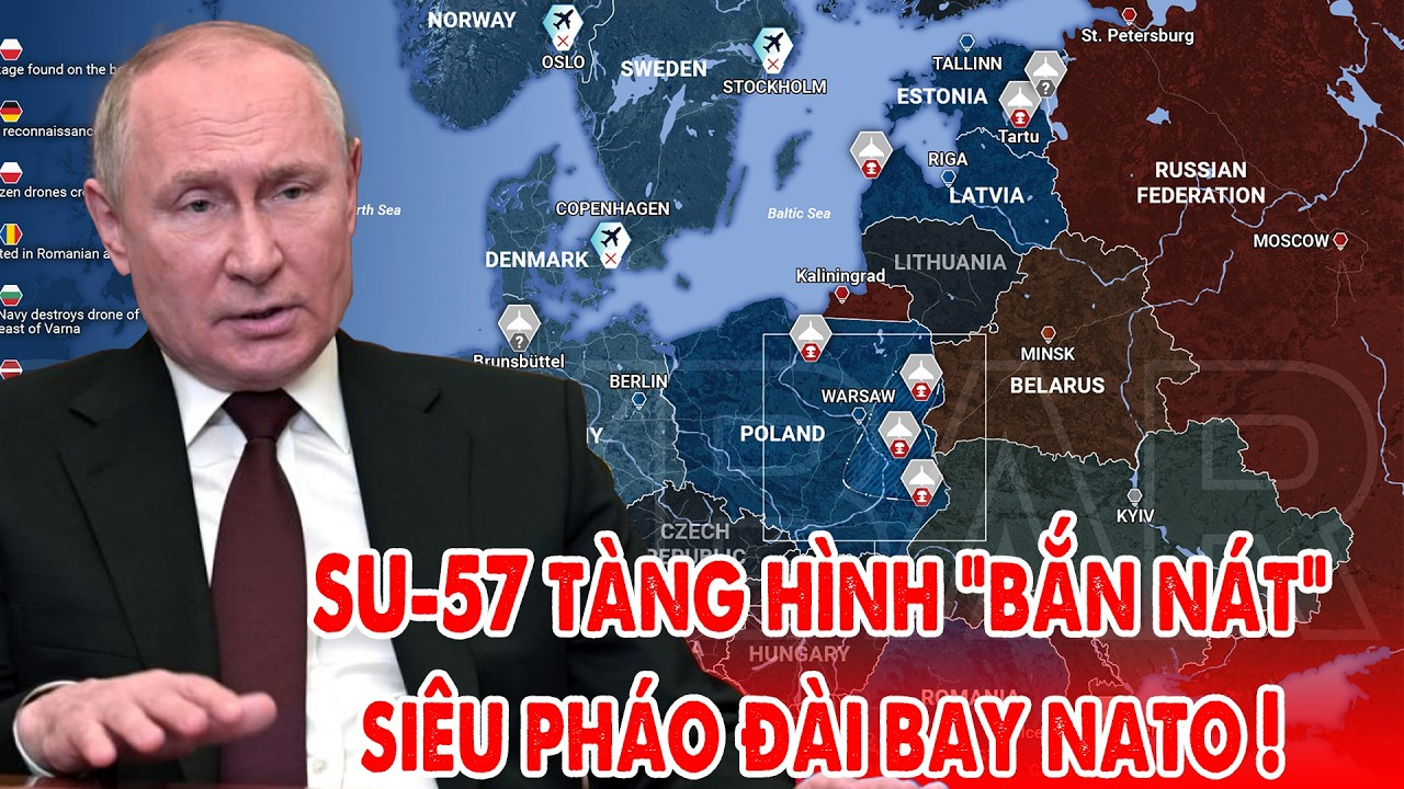 Tiêm kích Su 57 Nga “bắn nát” Siêu máy bay cảnh báo sớm NATO, khiến Ukraine tê liệt toàn diện !