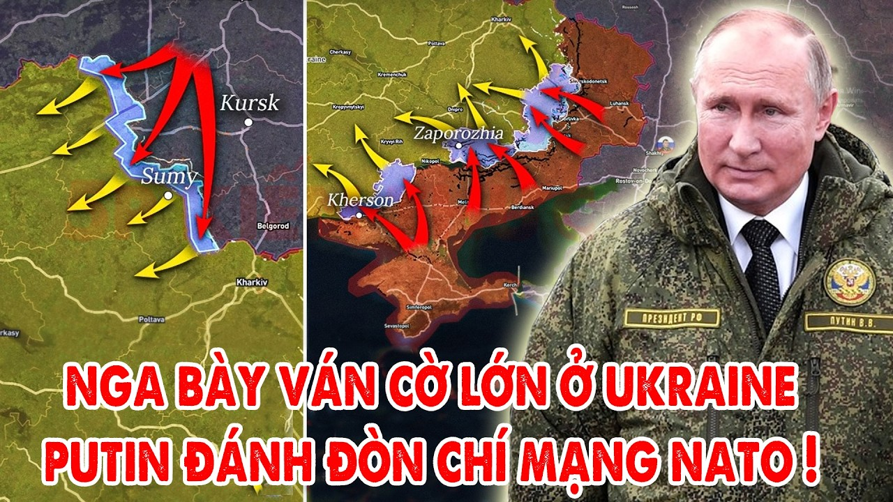 Chiến lược của Nga tại Ukraine, Putin bày ván cờ lớn với phương Tây !