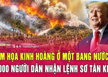 Thảm họa kinh hoàng ở một bang nước Mỹ, 17.000 người dân nhận lệnh sơ tán khẩn