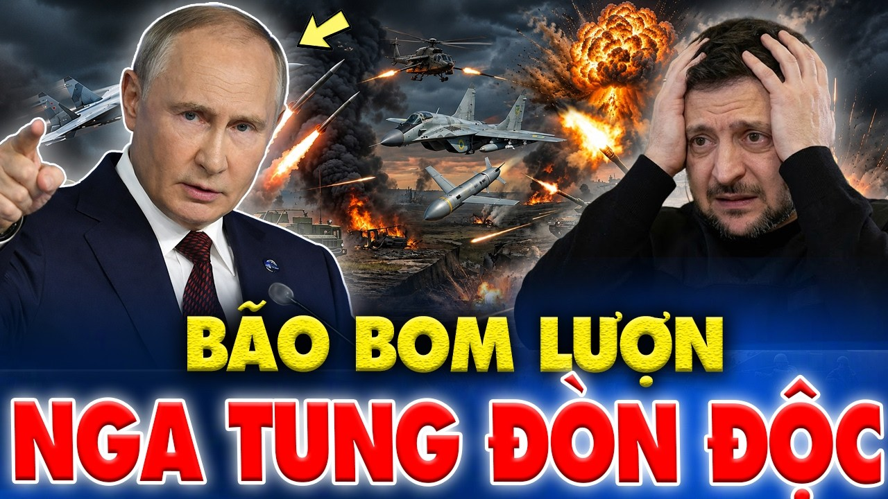 Nga Tung Đòn Săn Phòng Không, Ukraine Thả Bom Lượn Nội Địa, NATO nổ súng rúng động.