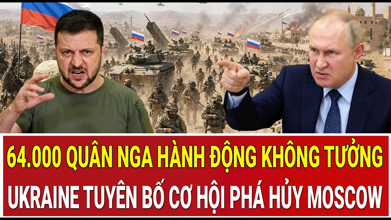 Điểm nóng 21/5: 64.000 quân Nga hành động không tưởng, Ukraine tuyên bố cơ hội phá hủy Moscow