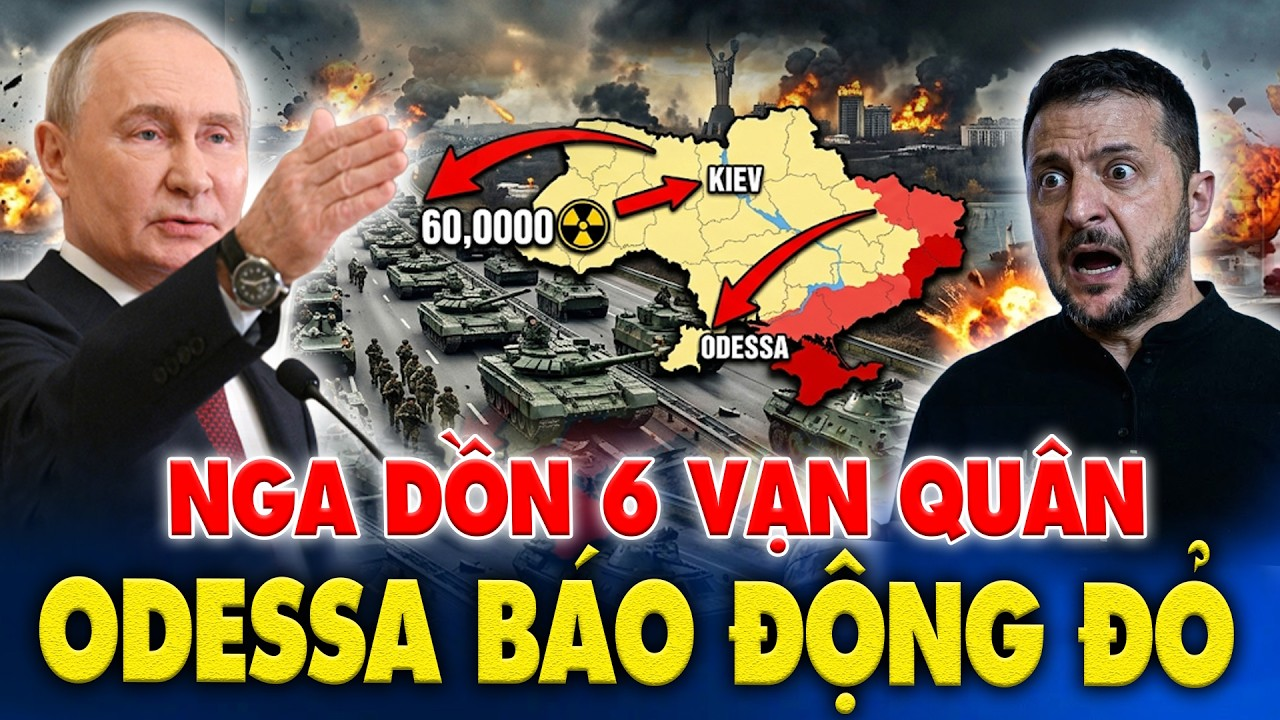 60.000 Quân Nga Khóa Kiev! Đẩy Odessa Vào Ác Mộng!