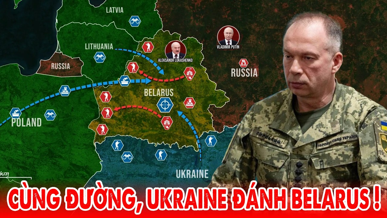 Biên giới Ukraine và Belarus nóng rực, Nga và NATO tuốt gươm trực chờ đại chiến !