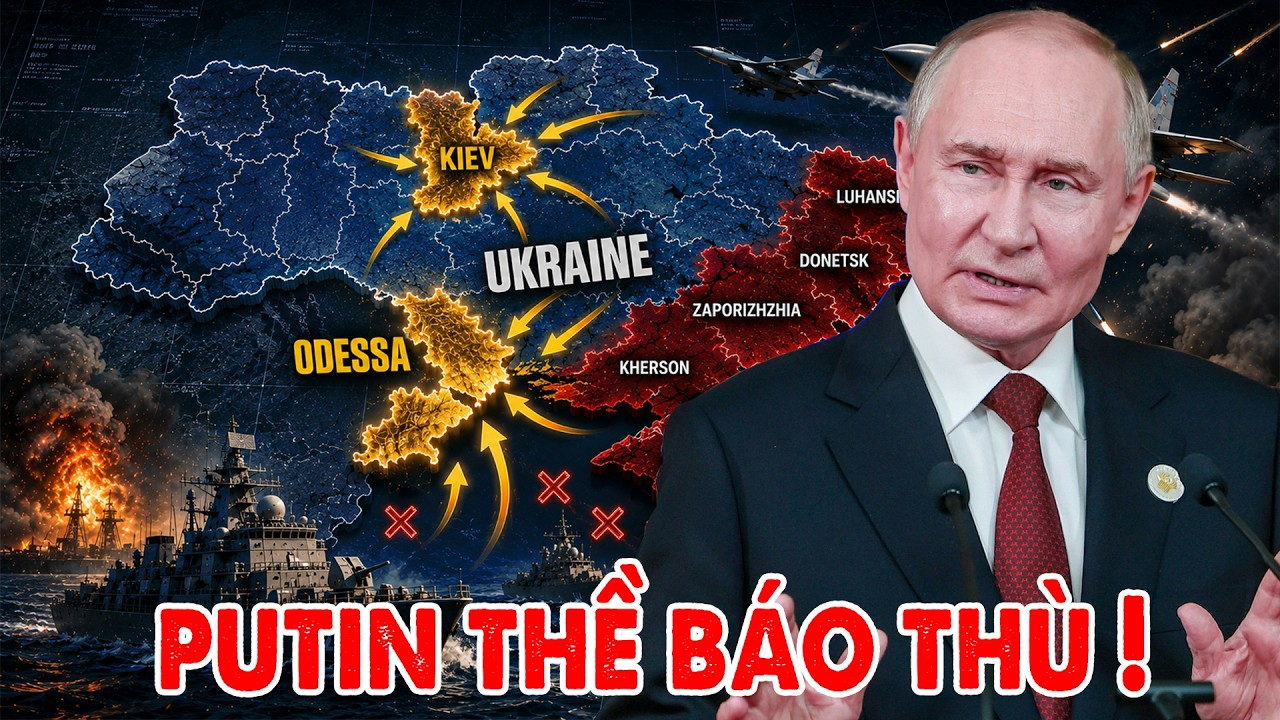 NATO và Ukraine “đi vào lòng đất”, Putin giận giữ thề nước Nga báo thù !