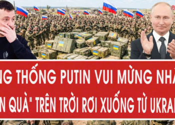 Tổng thống Putin vui mừng nhận “món quà” trên trời rơi xuống từ Ukraine