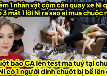 Thêm 1 nhân vật cộm cán quay xe ra gặp mặt Ni ai mua chuộc mày,chuột báo CA test ma tuý chung cư Ni