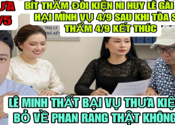 Bít Tham Đòi Kiện Huy Lê Ni Hại Mình Vụ 4/9 Sau Khi Tòa Kết Thúc, Lê Minh Thua Cuộc Về Phan Rang