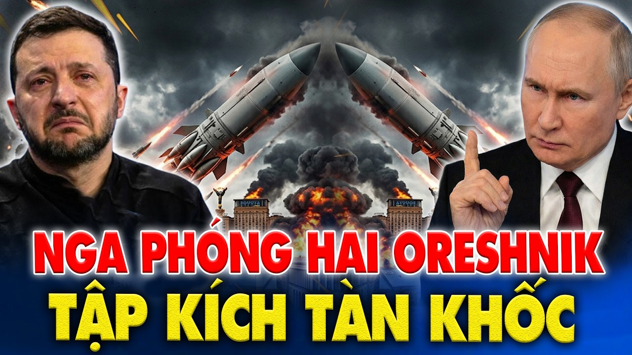 Nga phóng “Quái Vật” liên hoàn, Kiev rung chuyển giữa đợt tập kích lớn.