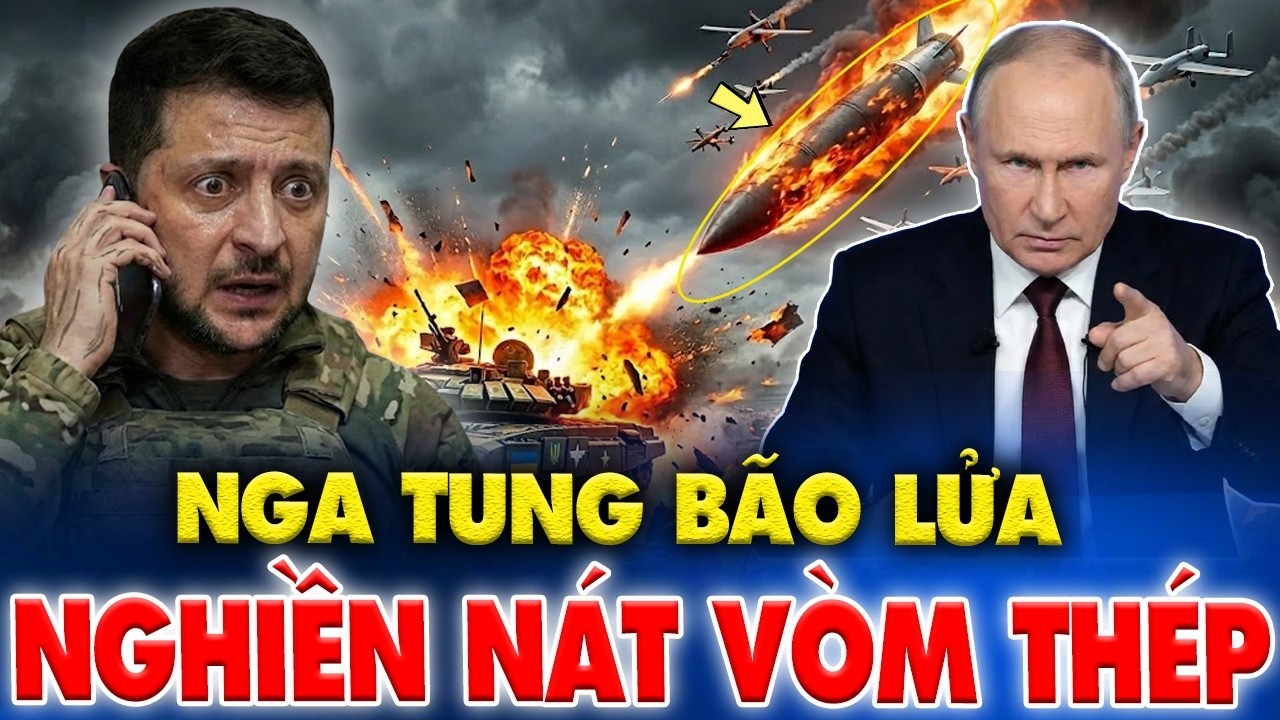 KHỦNG HOẢNG KIEV: Nga Tung Bầy UAV Và Bão Lửa Oreshnik “Nghiền Nát” Vòm Thép Ukraine!