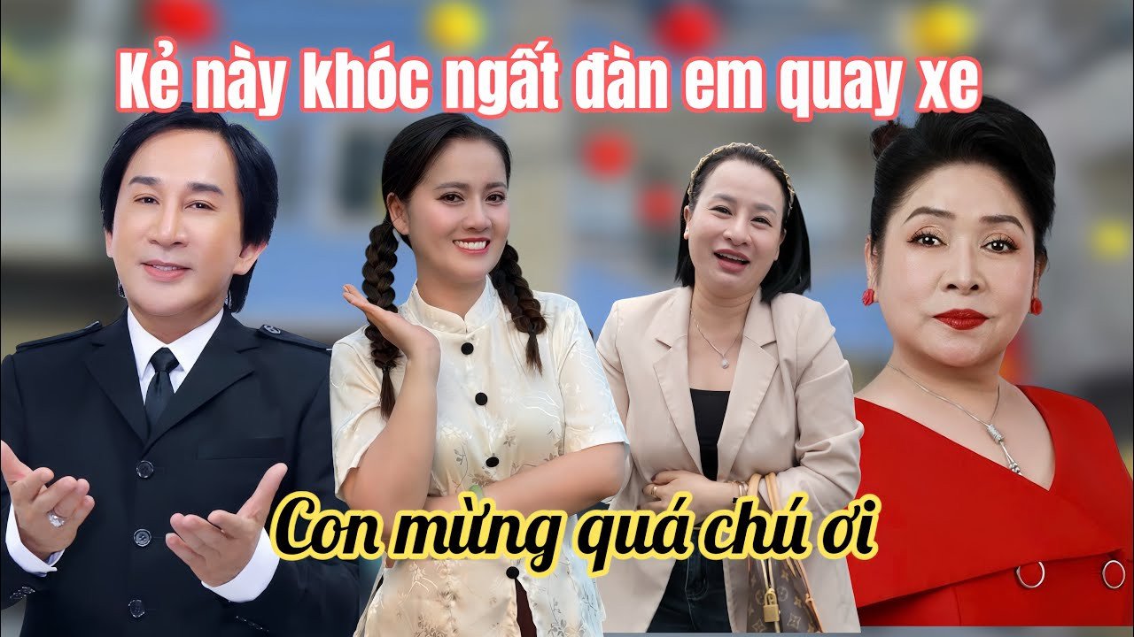 Hồng Loan Ni Quá Mừng NS KT Long Đến Nhà Báo TIN VUI, Bích Tê Sợ Bị Đànn Em Quay Xe Lật Mặt