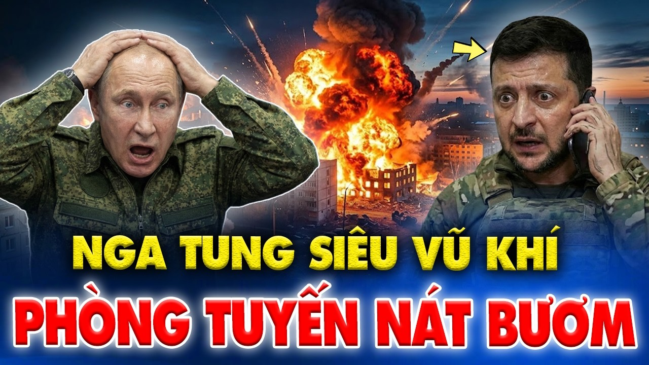 Phòng Tuyến Vỡ Vụn Hàng Loạt: Nga Tung “Siêu Vũ Khí” Nhiệt Áp, Poltava Chìm Trong Biển Lửa