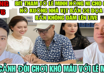 Bít Thâm Tố Lê Minh Hồng Ni Cho Giang Hồ Lại Nhà Dọa Vịt Bẩn Nên Khôbg Dám Lên Mạng