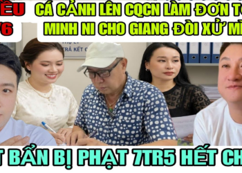 Cá Cảnh Lên CQCN Tố Cáo Lê Minh Ni Thuê Giang Hồ Hại Mình, Vịt Bẩn Bị Phạt 7Tr5 Giờ Tội Chồng Tội