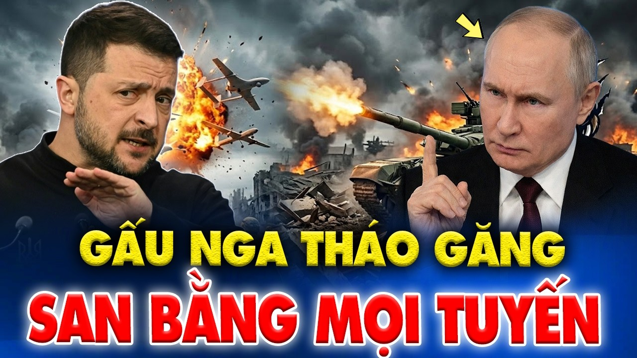 Ukraine “Nướng” Sạch Bầy UAV Làm Bia Đỡ Đạn, Gấu Nga Tháo Găng San Bằng Mọi Tiền Tuyến Để Rửa Hận!