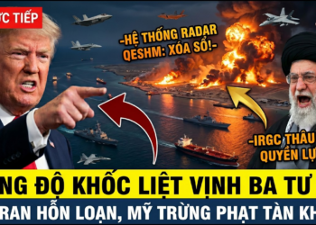 TRỰC TIẾP: ĐỤNG ĐỘ KHỐC LIỆT VỊNH BA TƯ – Toàn Bộ Radar Và Bộ Não Drone Của IRGC Bị Xóa Sổ