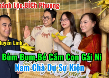 Lần đầu Tiên Bé Cầm con Gái Ni cùng Bùm Bum,Nam chà đi sự kiện Nhiều NS nổi tiếng,DV Huyền Linh