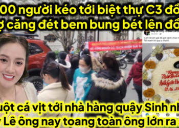 100 người kéo tới biệt thự C3 đồi nợ,chuột cá vịt kéo giang…h.ồ…q.uậy sinh nhật Huy Lê hôm nay