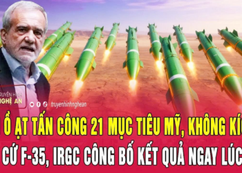 Iran ồ ạt tấn công 21 mục tiêu Mỹ, không kích căn cứ F-35, IRGC công bố kết quả ngay lúc này
