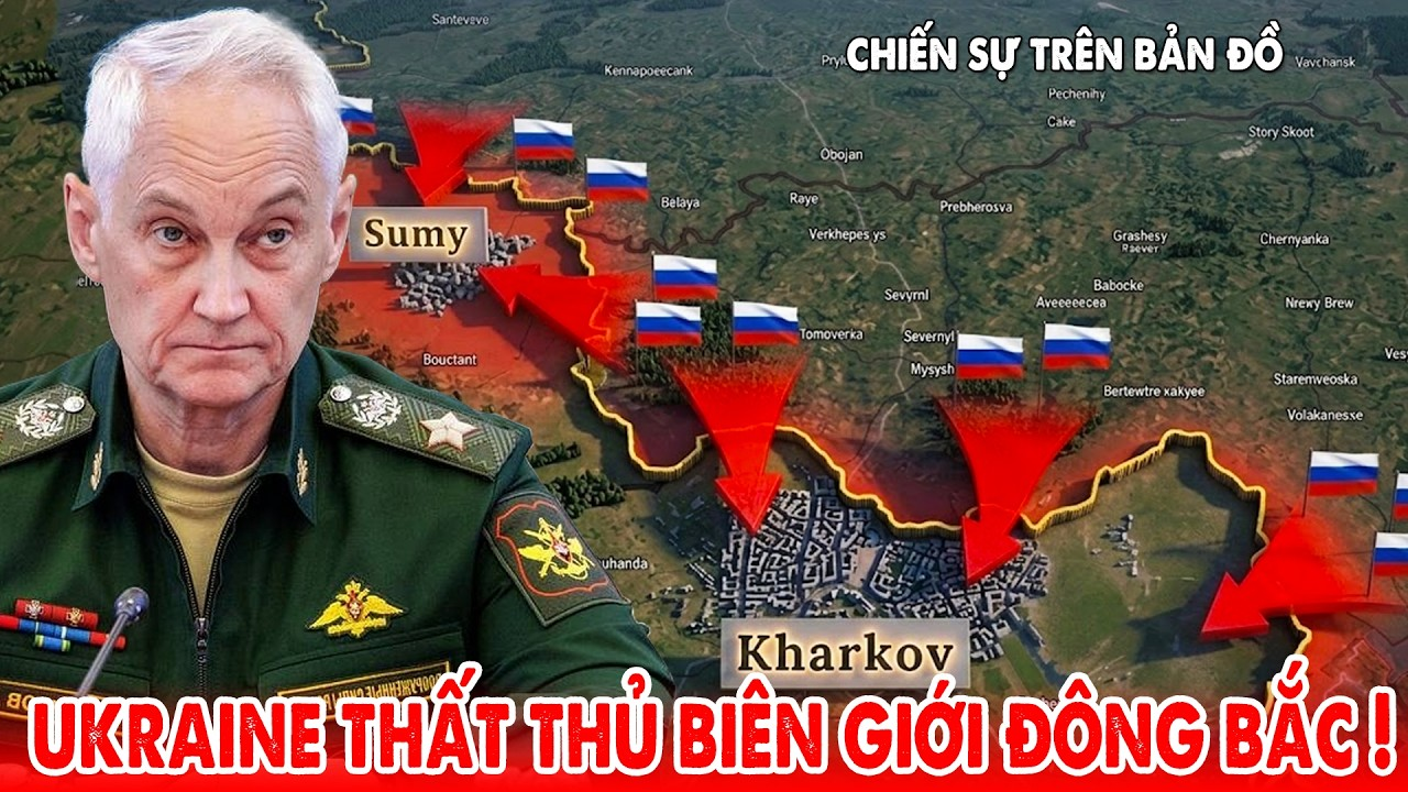 Chiến sự Ukraine trực tiếp trên bản đồ ngày 01-06: Nga đánh mạnh tỉnh Kharkov !